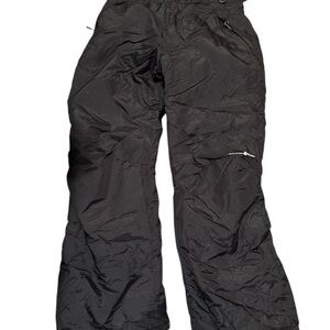 Kids Black Ski Snow Pants Youth size L
